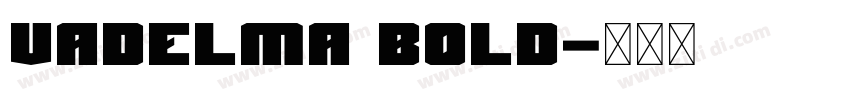 Vadelma Bold字体转换